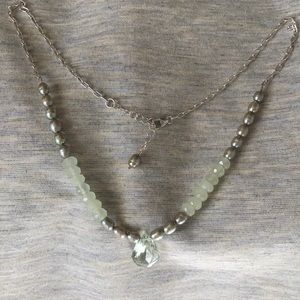 Green Amethyst necklace
